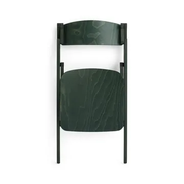 Chaise Backflip Chair - Cedar green, hêtre laqué - HAY