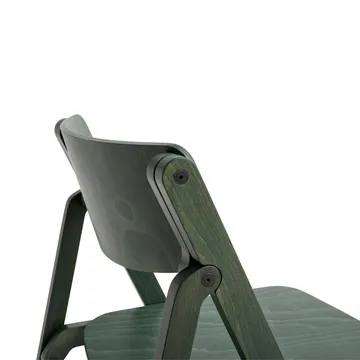 Chaise Backflip Chair - Cedar green, hêtre laqué - HAY