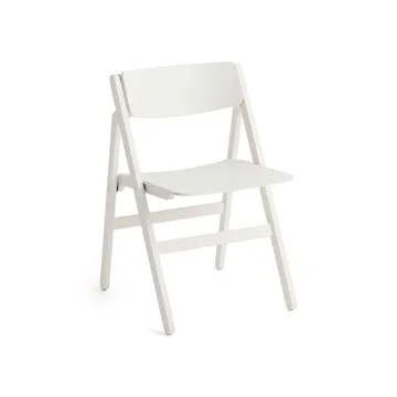 Chaise Backflip Chair - Cream white, hêtre laqué - HAY