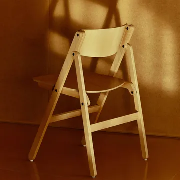 Chaise Backflip Chair - Golden, hêtre laqué - HAY