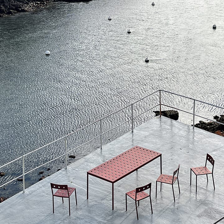 Chaise Balcony, chalk beige HAY