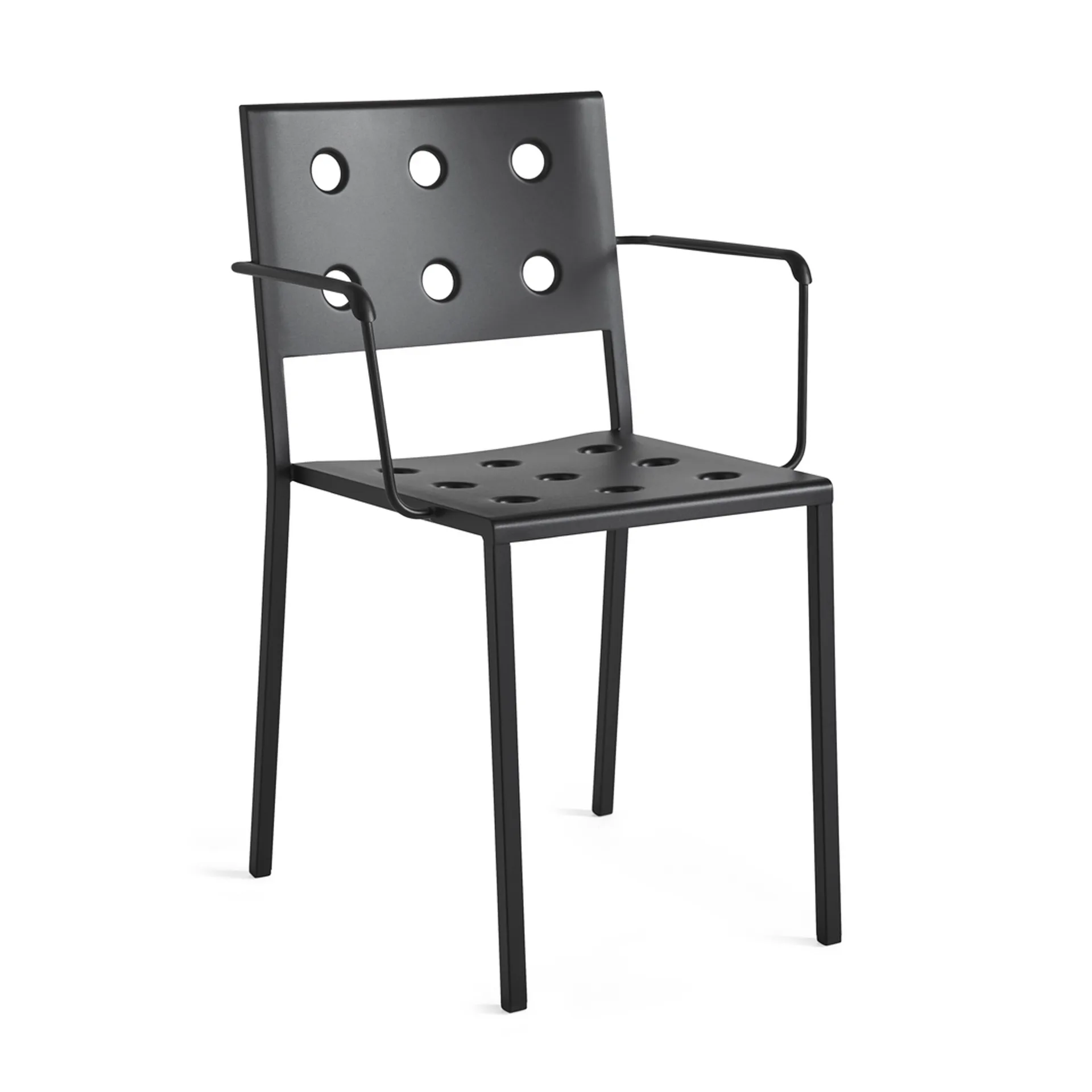 Chaise Balcony Dining Armchair, Anthracite HAY