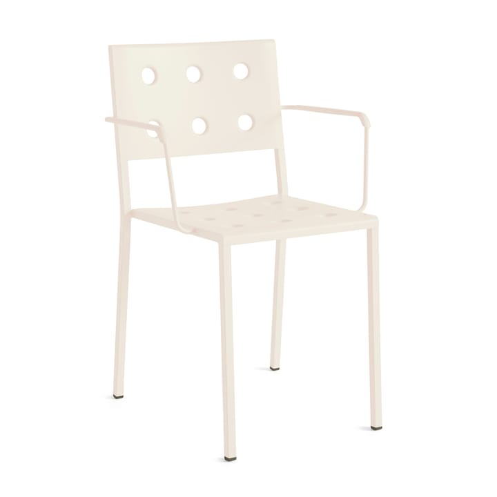 Chaise Balcony Dining Armchair - Chalk beige - HAY