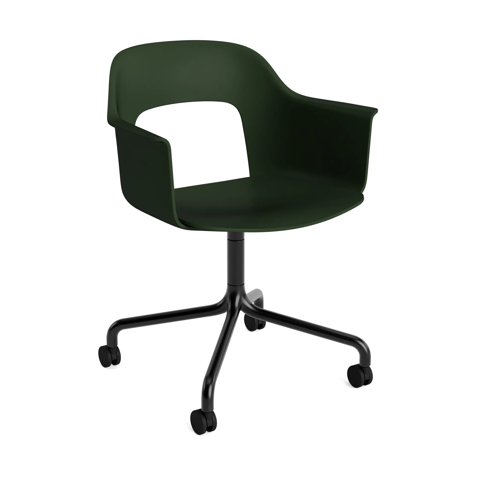 Chaise Layout Armchair 261, Pastel green-black HAY