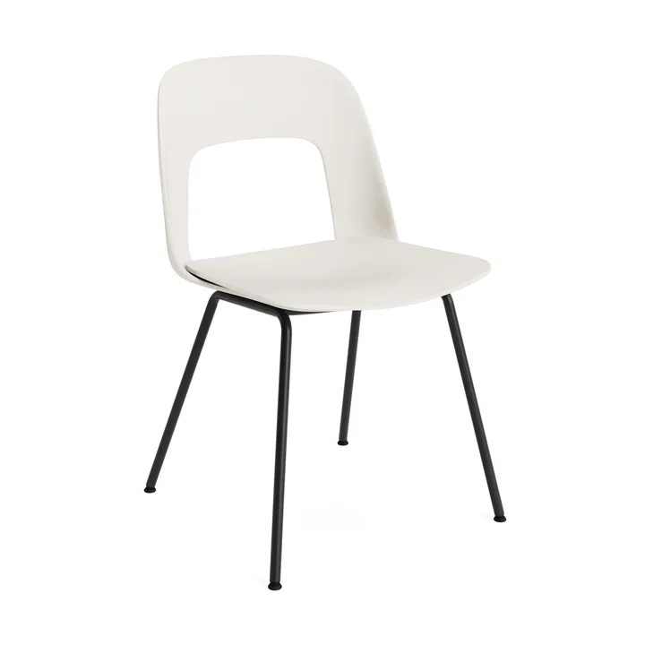 Chaise Layout Chair 111 - Cream white-black - HAY