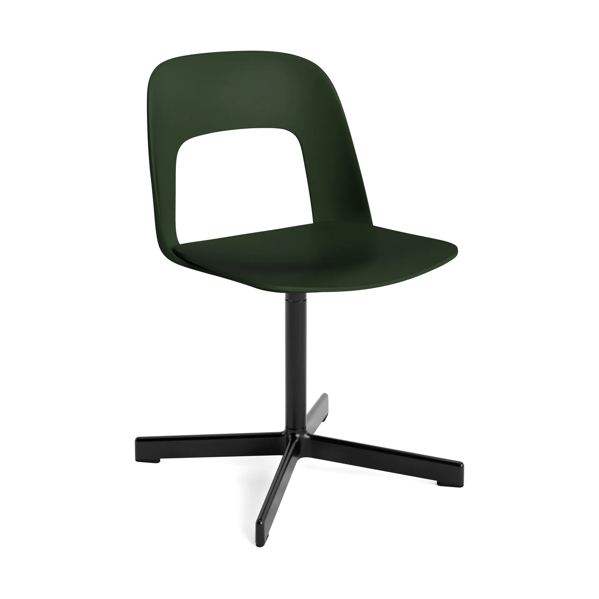 Chaise Layout Chair 131, Bottle green-black HAY