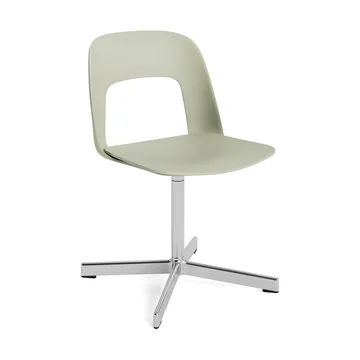 Chaise Layout Chair 131 - Pastel green-aluminium poli - HAY