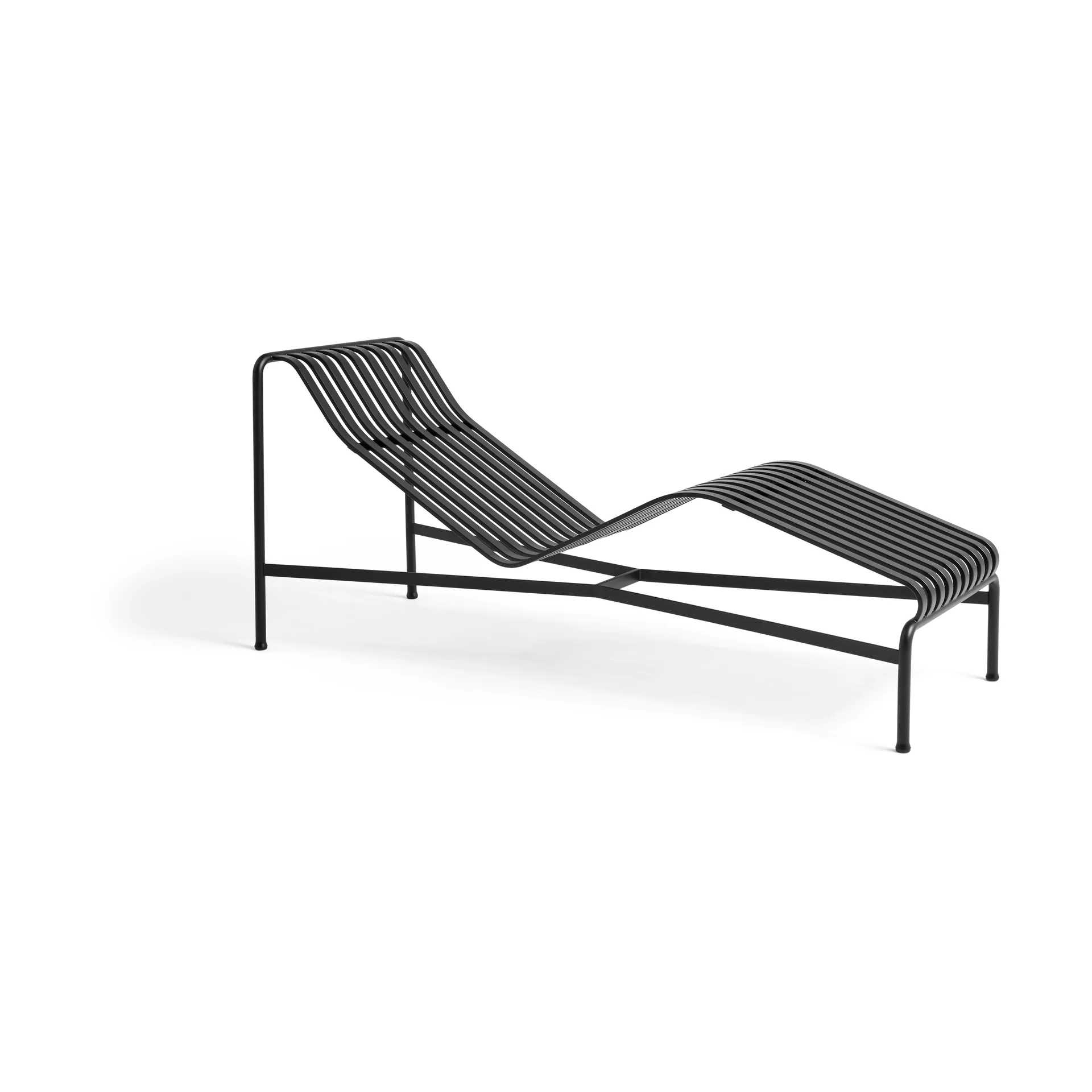 HAY Chaise longue Palissade Anthracite