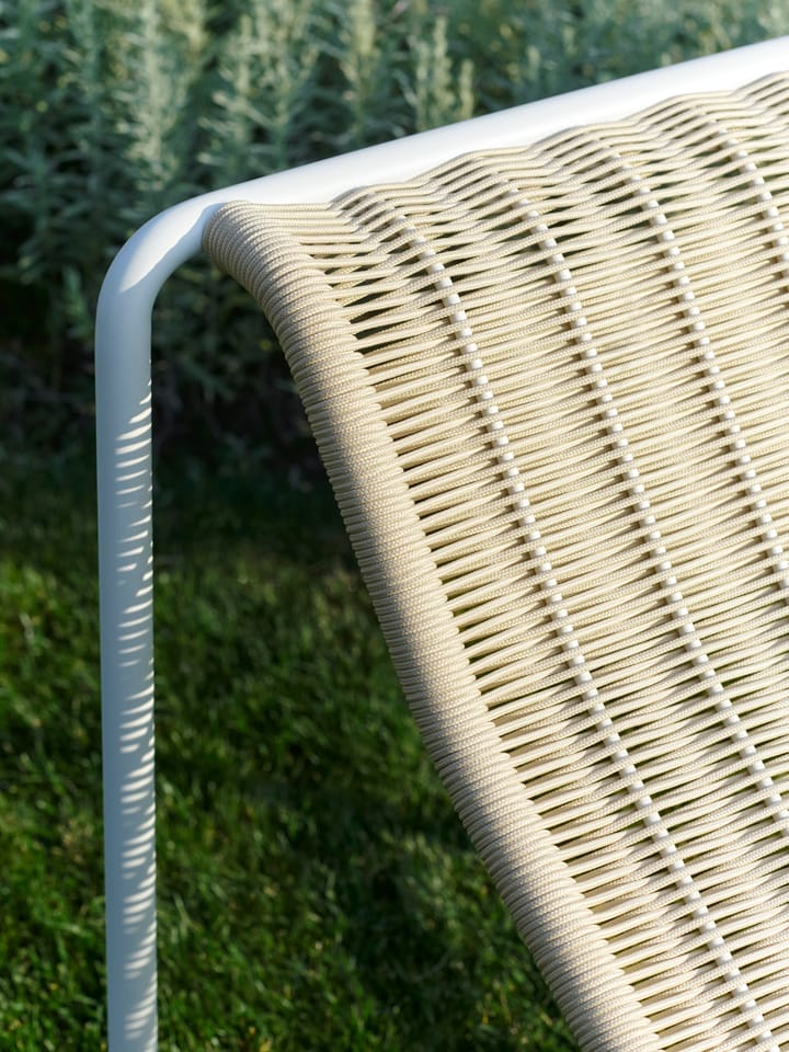 Chaise longue Palissade Cord, Cream white HAY