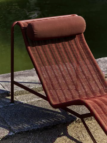 Chaise longue Palissade Cord - Iron red - HAY