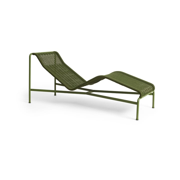 Chaise longue Palissade Cord - Olive - HAY