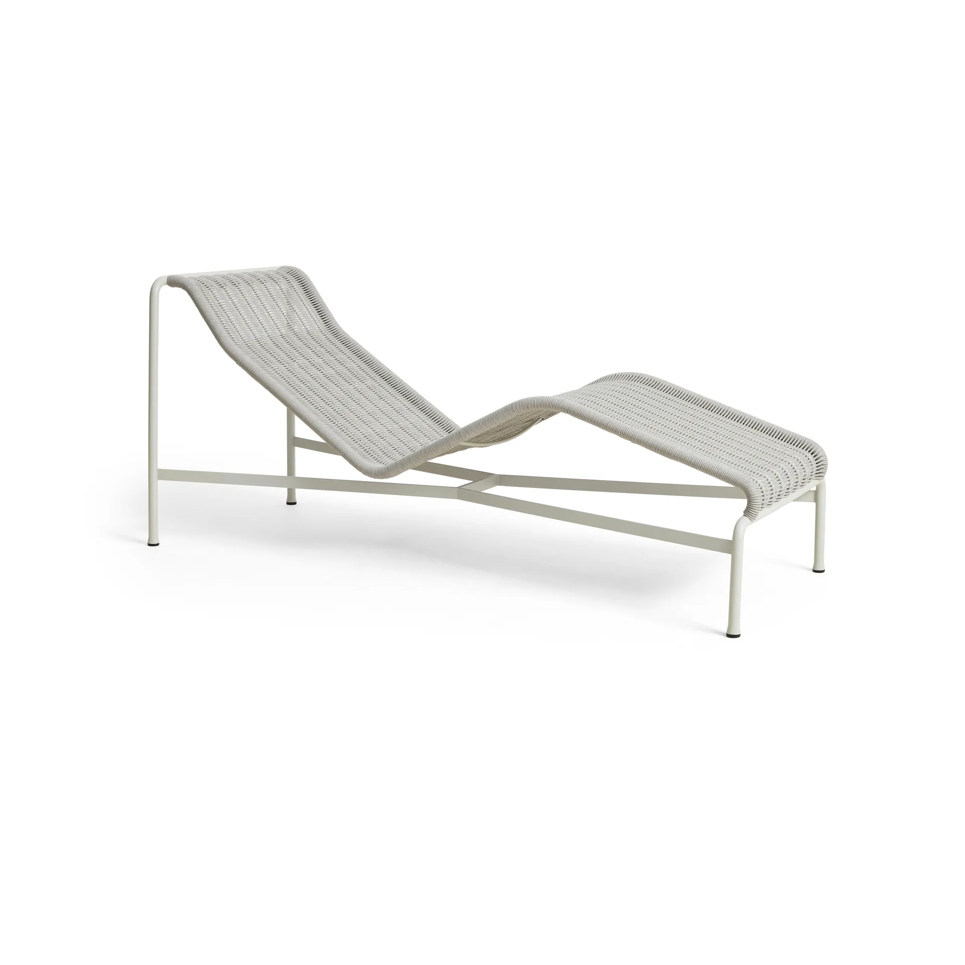 Chaise longue Palissade Cord, Sky grey HAY