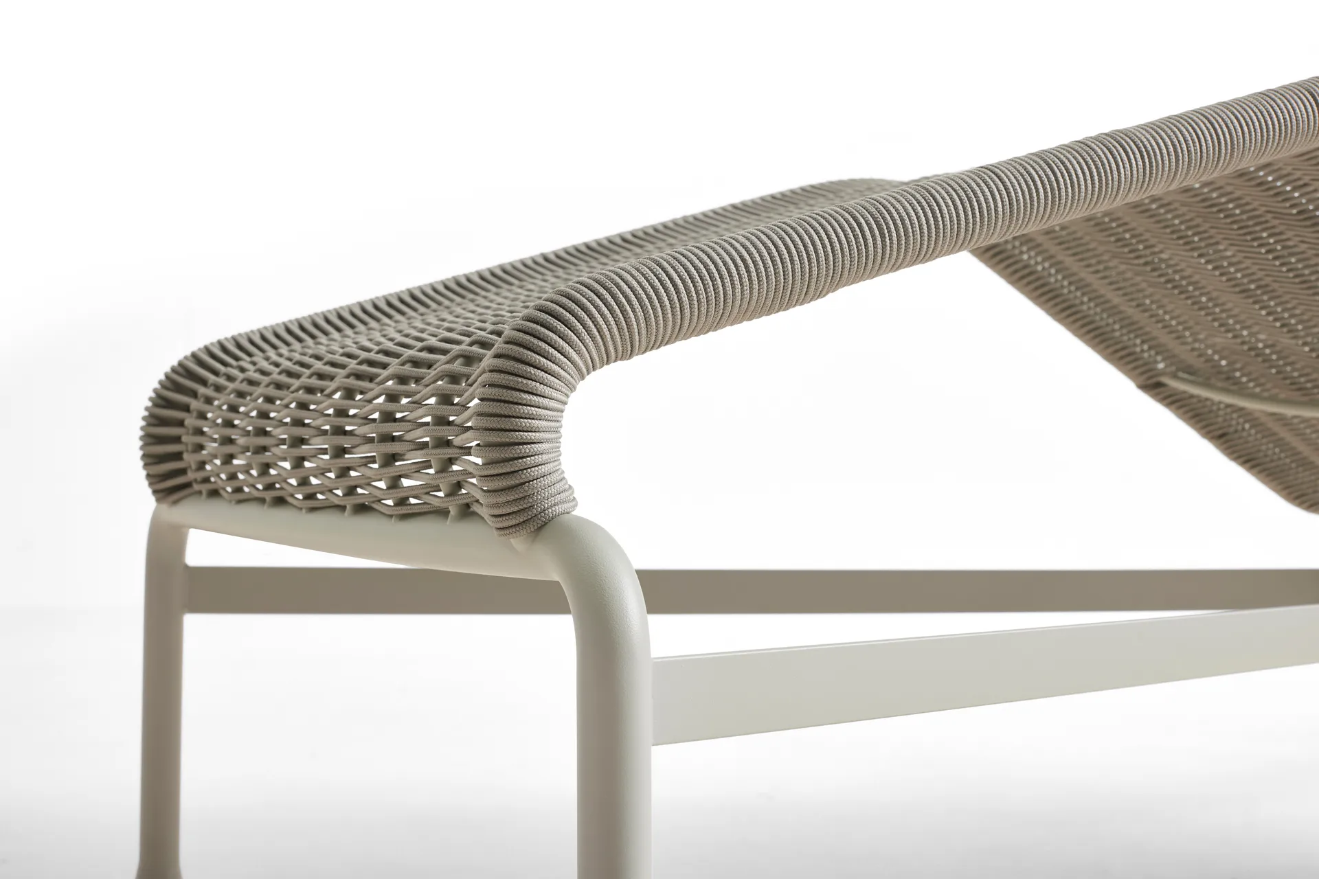 Chaise longue Palissade Cord, Sky grey HAY