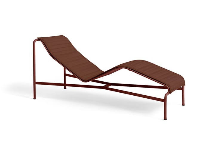 Chaise longue Palissade - Iron red - HAY