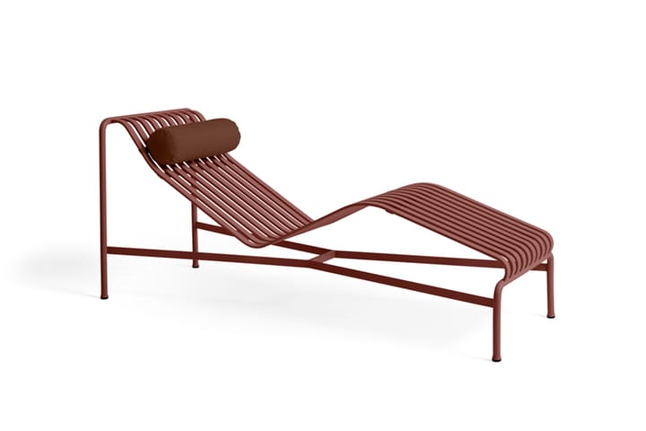 Chaise longue Palissade - Iron red - HAY