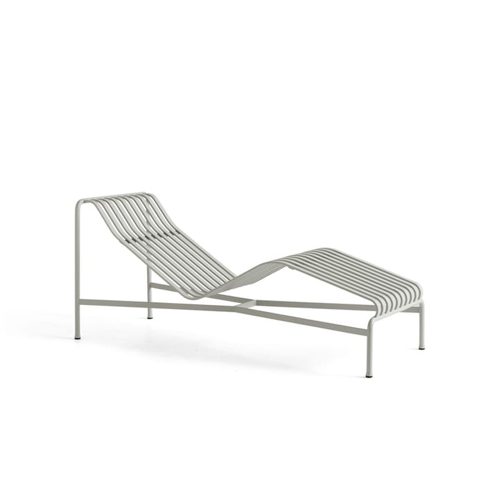 Chaise longue Palissade - sky grey - HAY