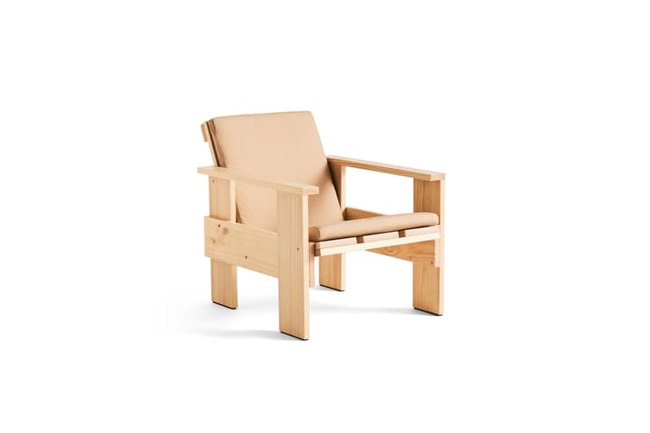 Chaise lounge Crate en pin laqué - Natural - HAY