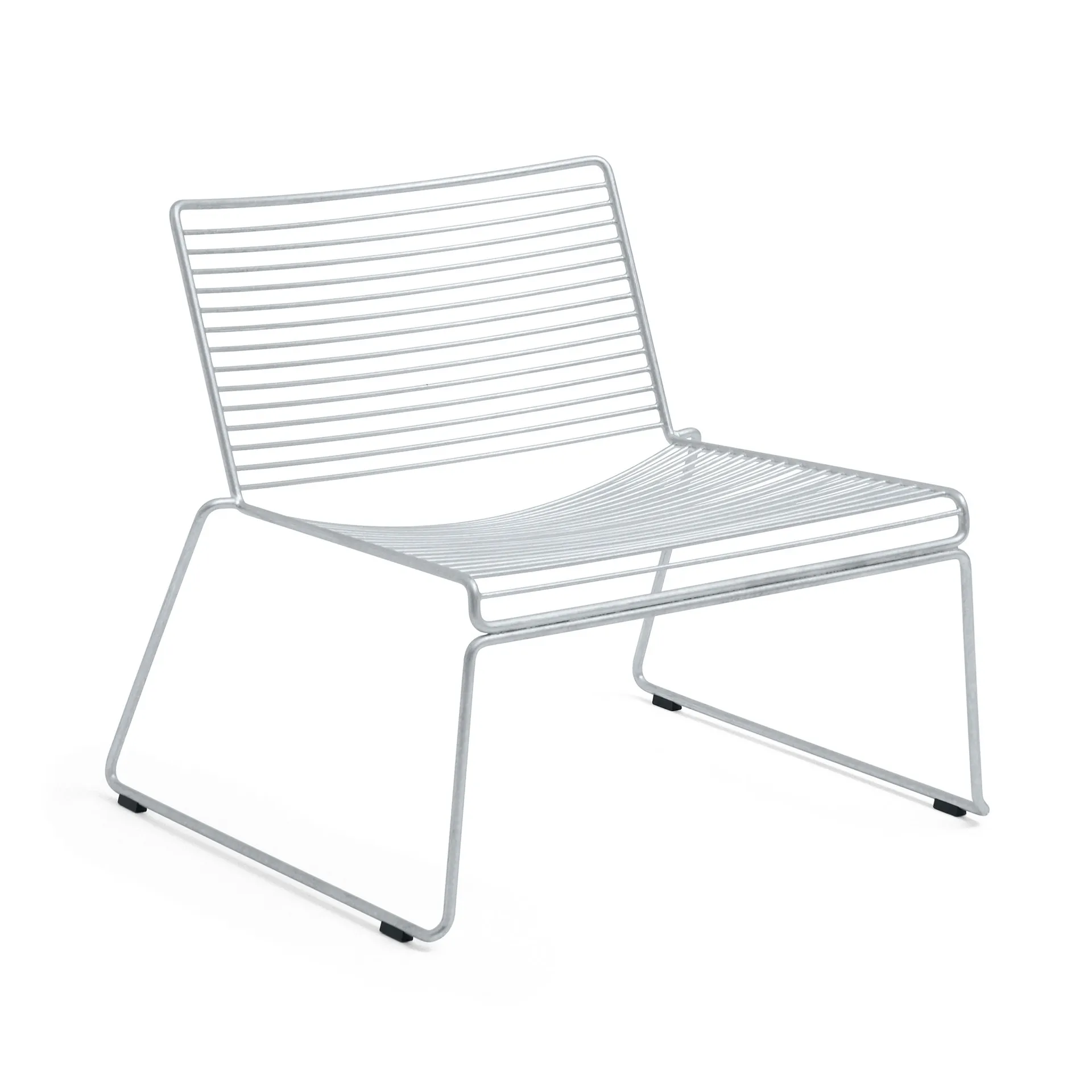 Chaise lounge Hee sled base, Galvanized HAY
