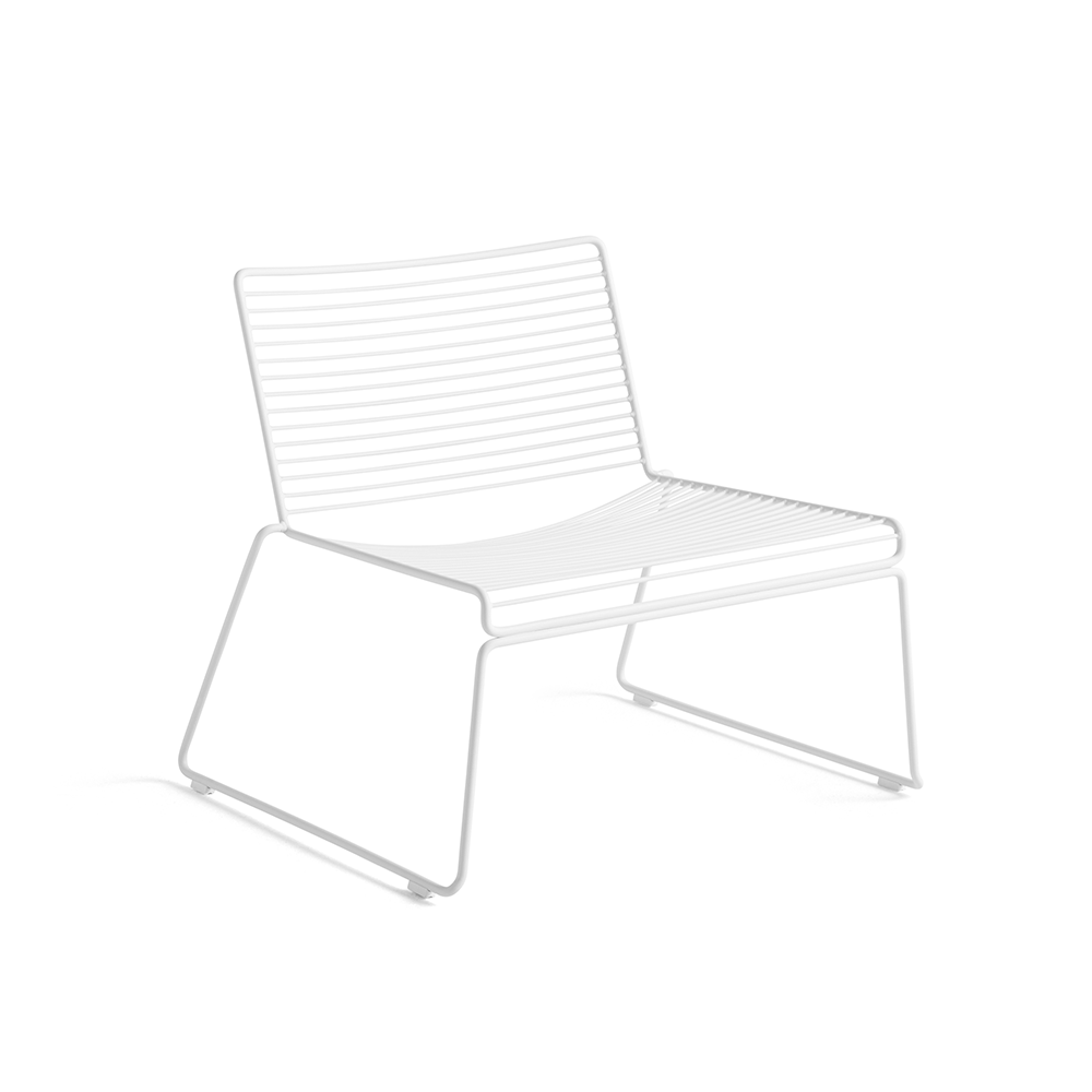 HAY Chaise lounge Hee White | Design Scandinave | Blanc