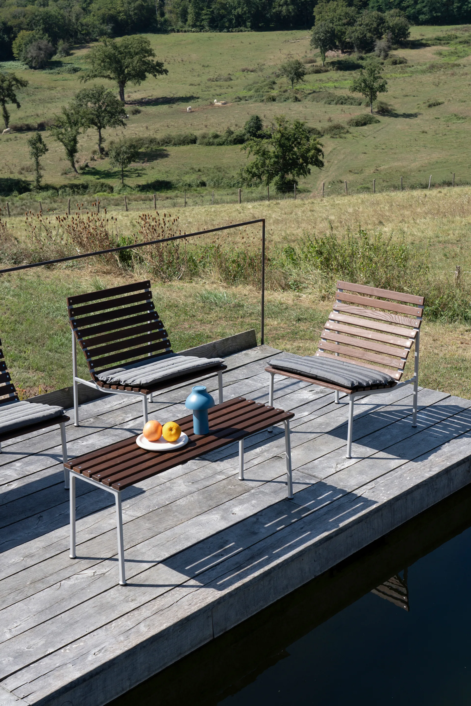 Chaise Lounge Traverse Lounge, Oiled ash HAY