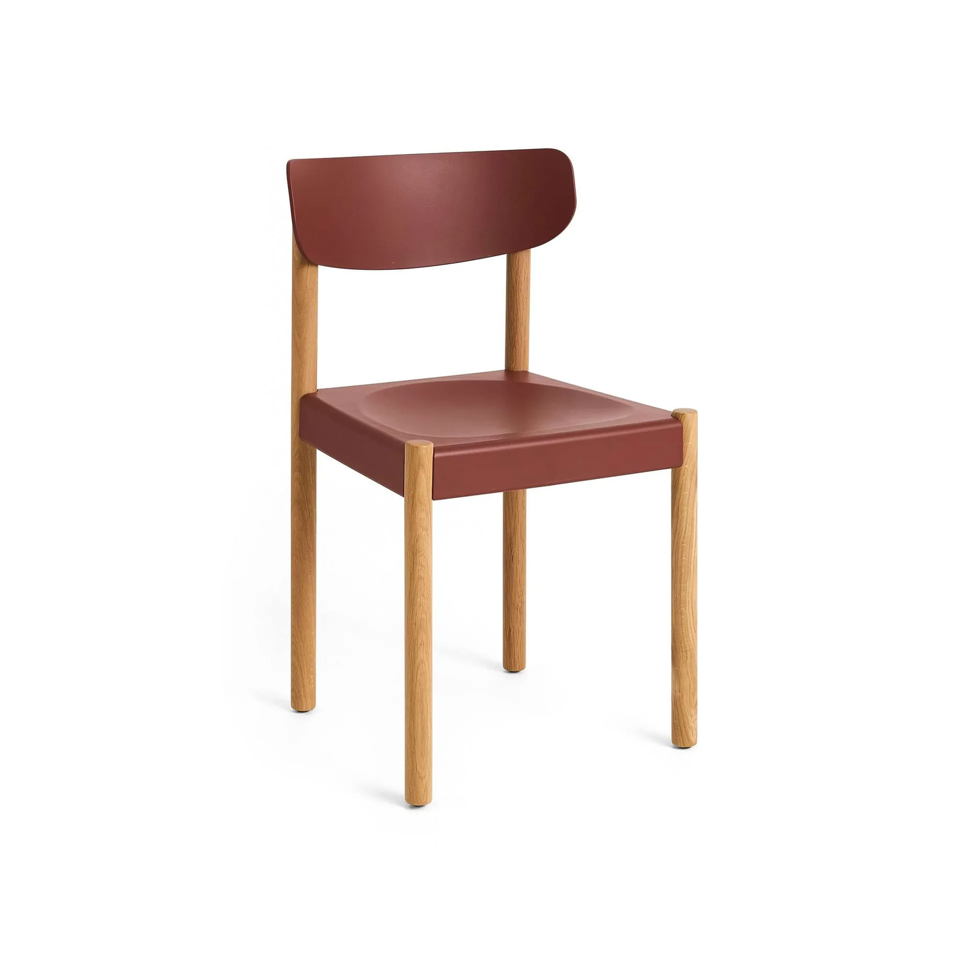 Chaise Pack Chair 10, Chêne huilé-hull red HAY