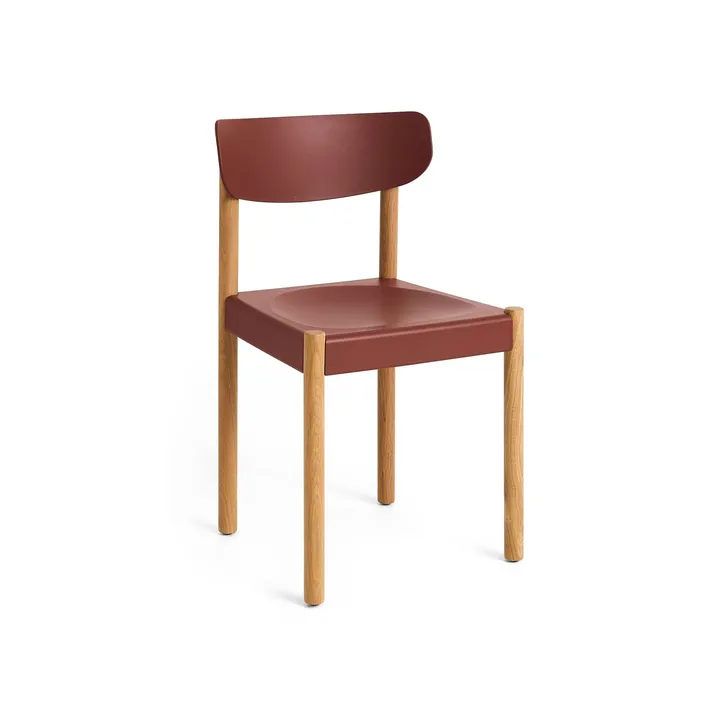 Chaise Pack Chair 10 - Chêne huilé-hull red - HAY