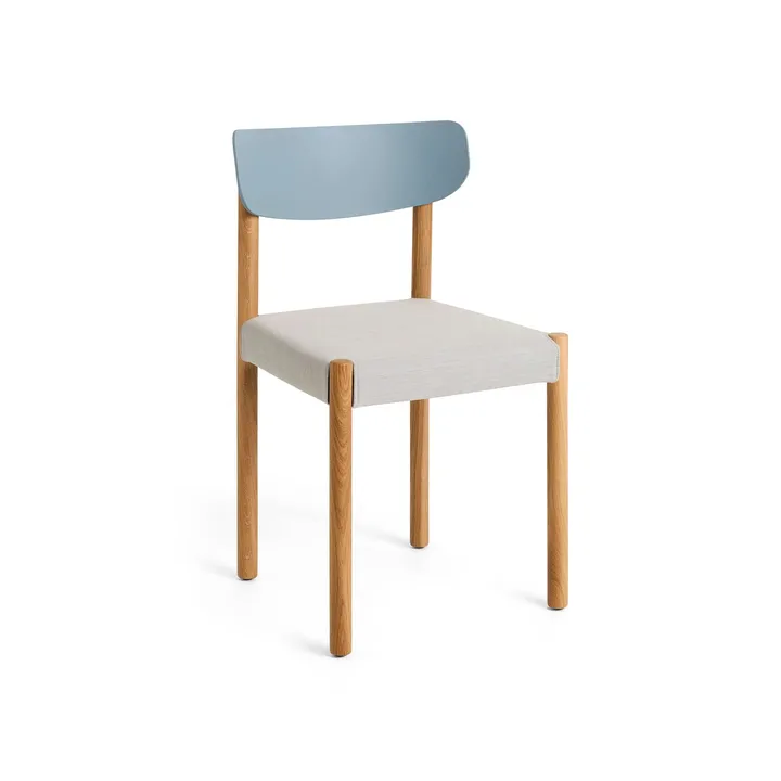 Chaise Pack Chair 11 - Chêne huilé-ash blue-Remix 606 - HAY