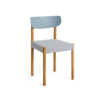 Chaise Pack Chair 11 - Chêne huilé-ash blue-Steelcut 140 - HAY