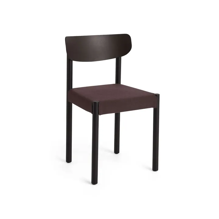 Chaise Pack Chair 11 - Chêne huilé-graphite brown-Steelcut 695 - HAY