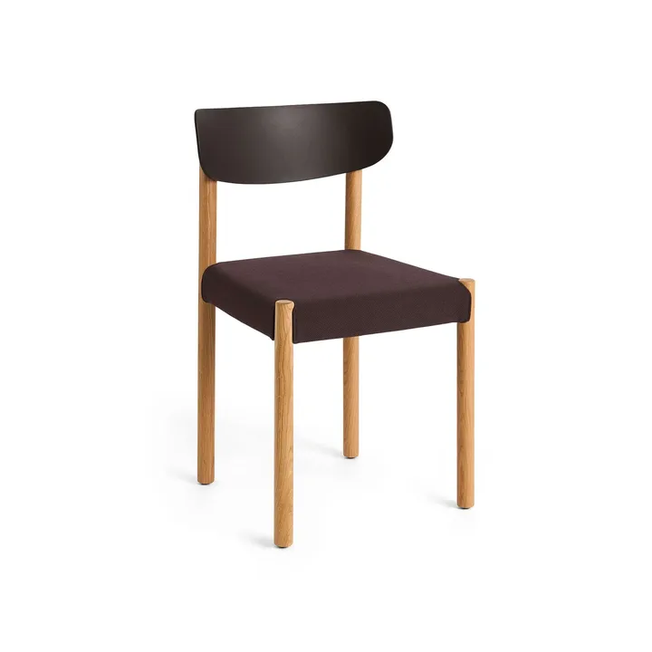 Chaise Pack Chair 11 - Chêne huilé-graphite brown-Steelcut 695 - HAY