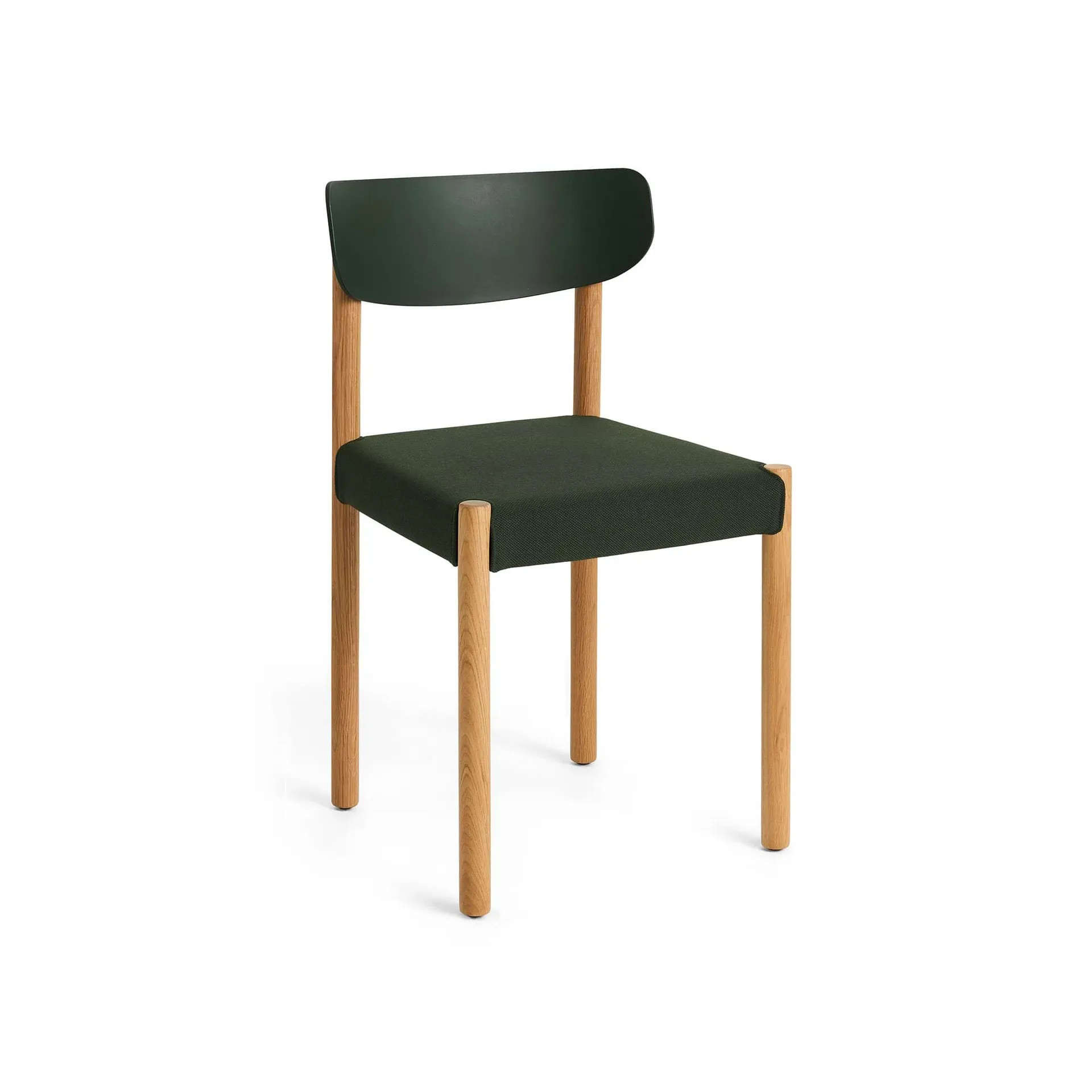 Chaise Pack Chair 11, Chêne huilé-palm green-Steelcut 975 HAY