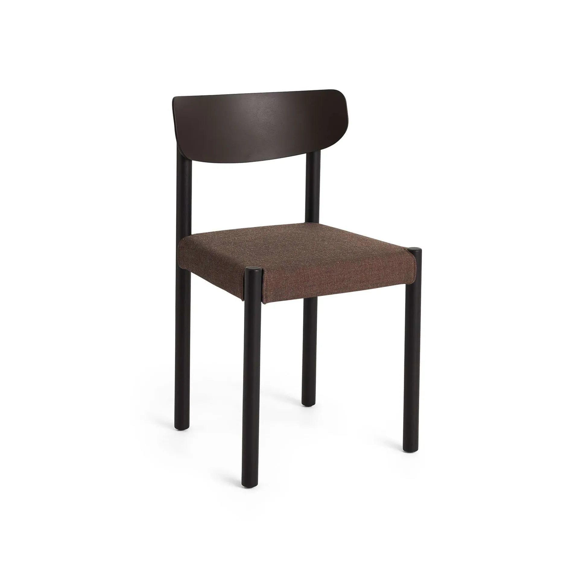 Chaise Pack Chair 11, Iron black chêne-graphite brown-Remix 356 HAY