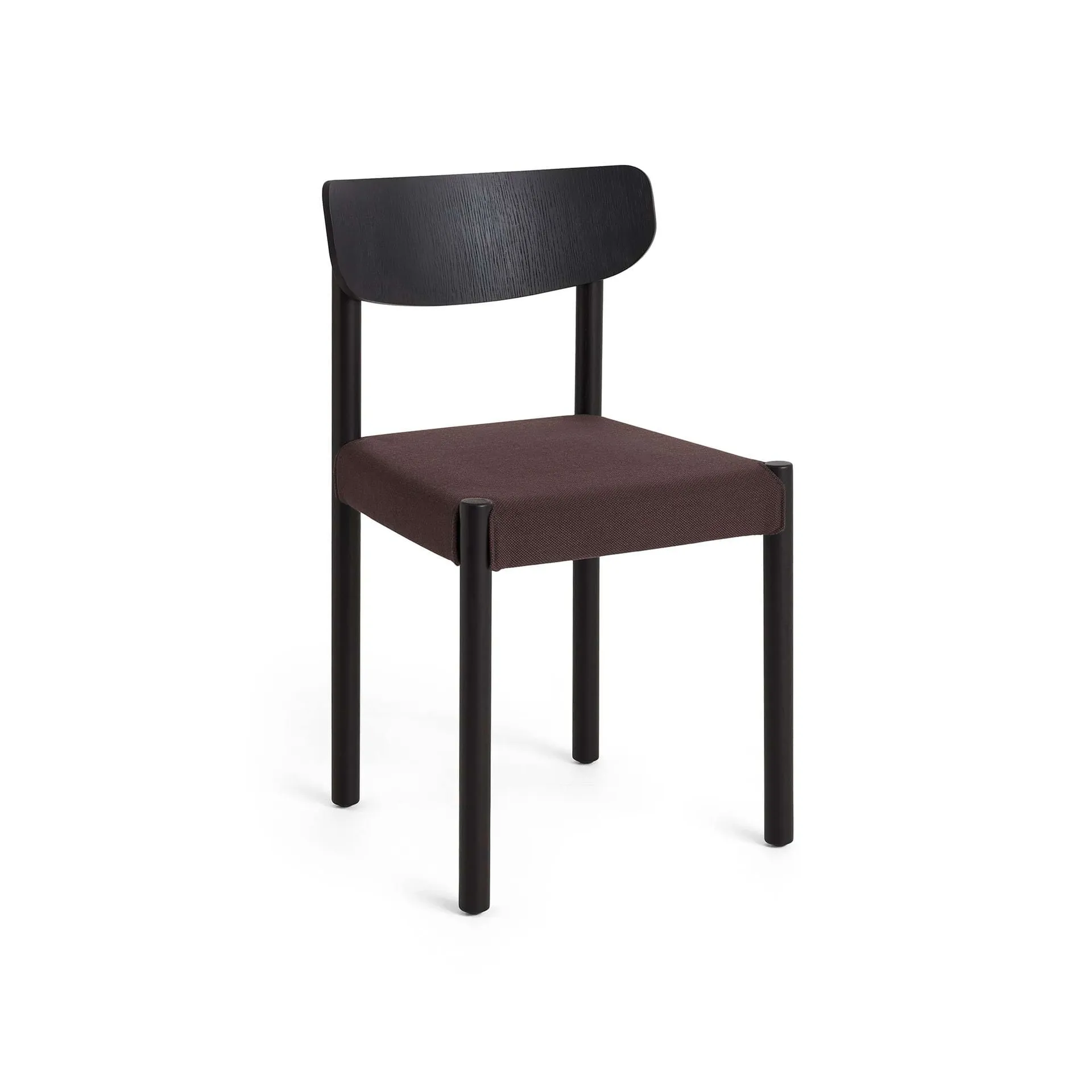 Chaise Pack Chair 11, Iron black chêne-Steelcut 695 HAY