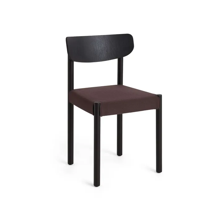 Chaise Pack Chair 11 - Iron black chêne-Steelcut 695 - HAY