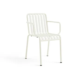 Chaise Palissade avec accoudoirs - Cream white - HAY