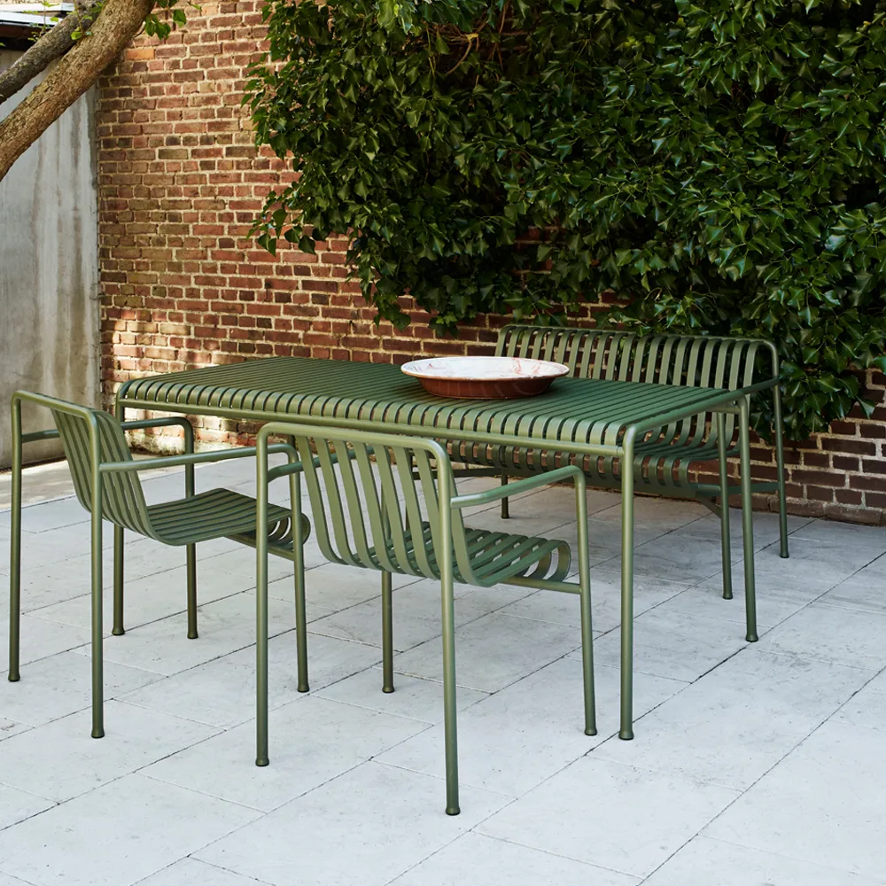 Chaise Palissade Dining avec accoudoirs, Olive HAY