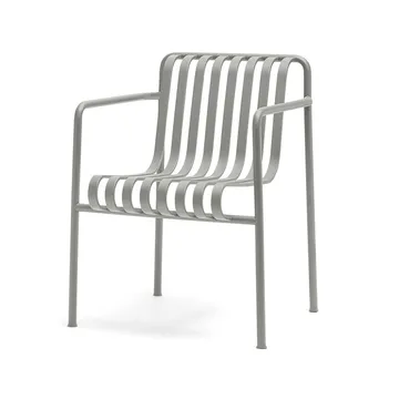 Chaise Palissade Dining avec accoudoirs - Sky grey - HAY