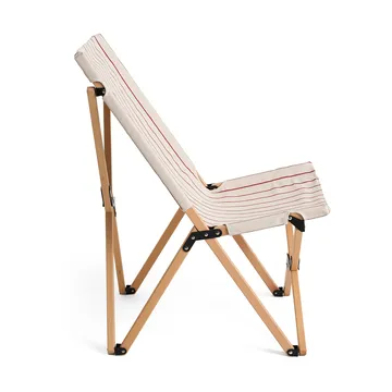 Chaise pliable Outdoor Market - Beige-red - HAY