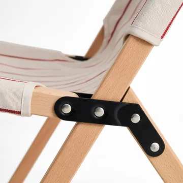 Chaise pliable Outdoor Market - Beige-red - HAY