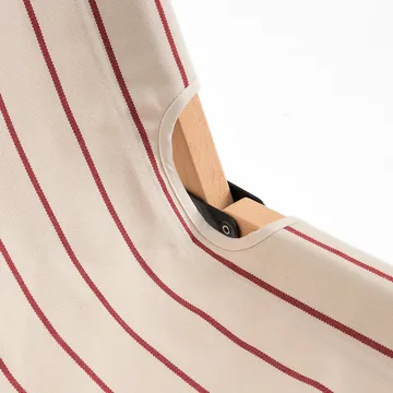 Chaise pliable Outdoor Market - Beige-red - HAY