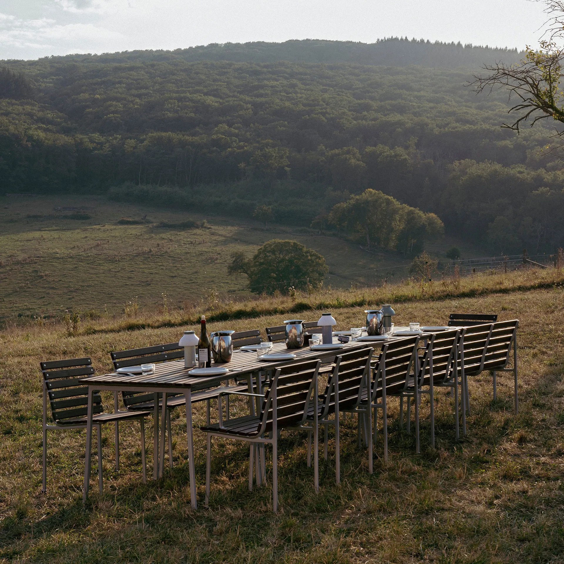 Chaise Traverse, Oiled ash HAY