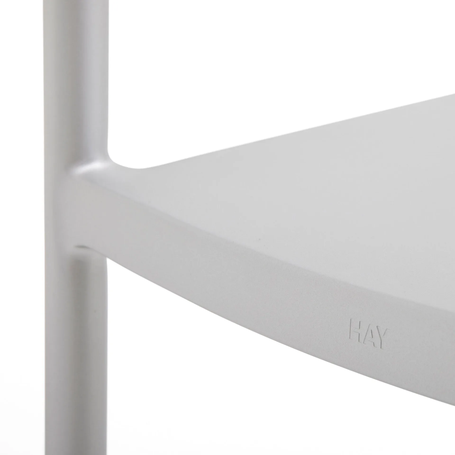 Chaise Type Chair, Silver grey HAY