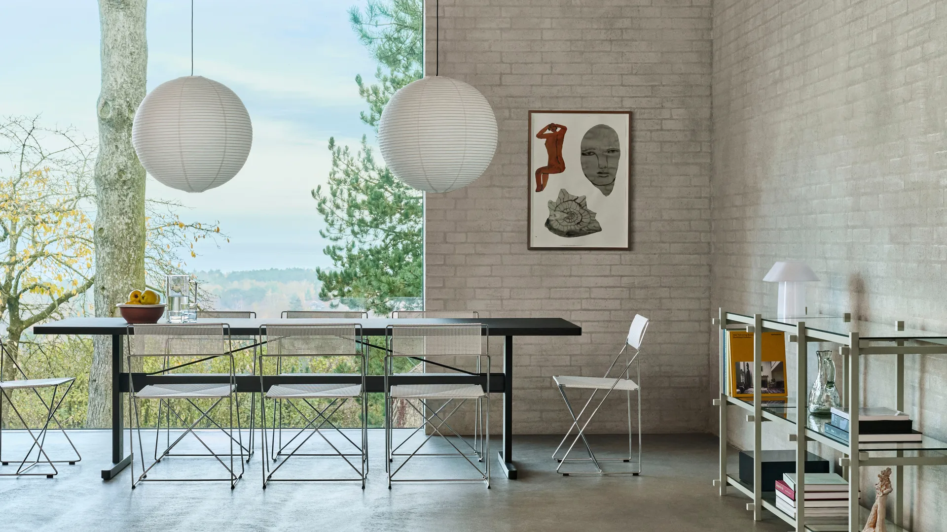 Chaise X-Line Indoor, Black HAY