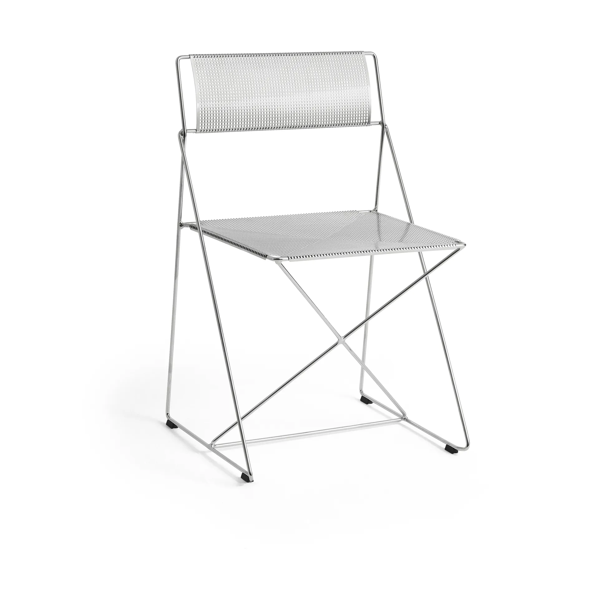 Chaise X-Line Indoor, Chromed HAY