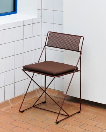 Chaise X-Line Indoor - Iron red - HAY