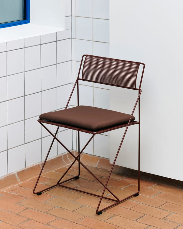 Chaise X-Line Indoor, Iron red HAY