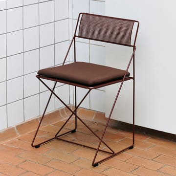 Chaise X-Line Indoor Outdoor - Iron red - HAY