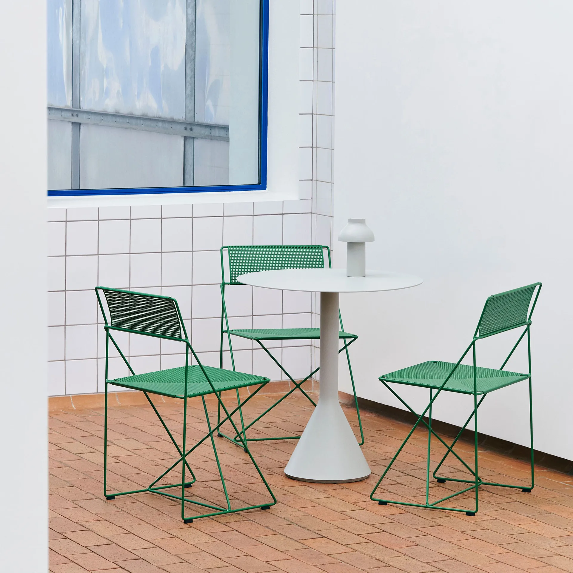 Chaise X-Line Indoor Outdoor, Leek green HAY