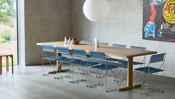 Chaise X-Line Indoor - Powder blue - HAY