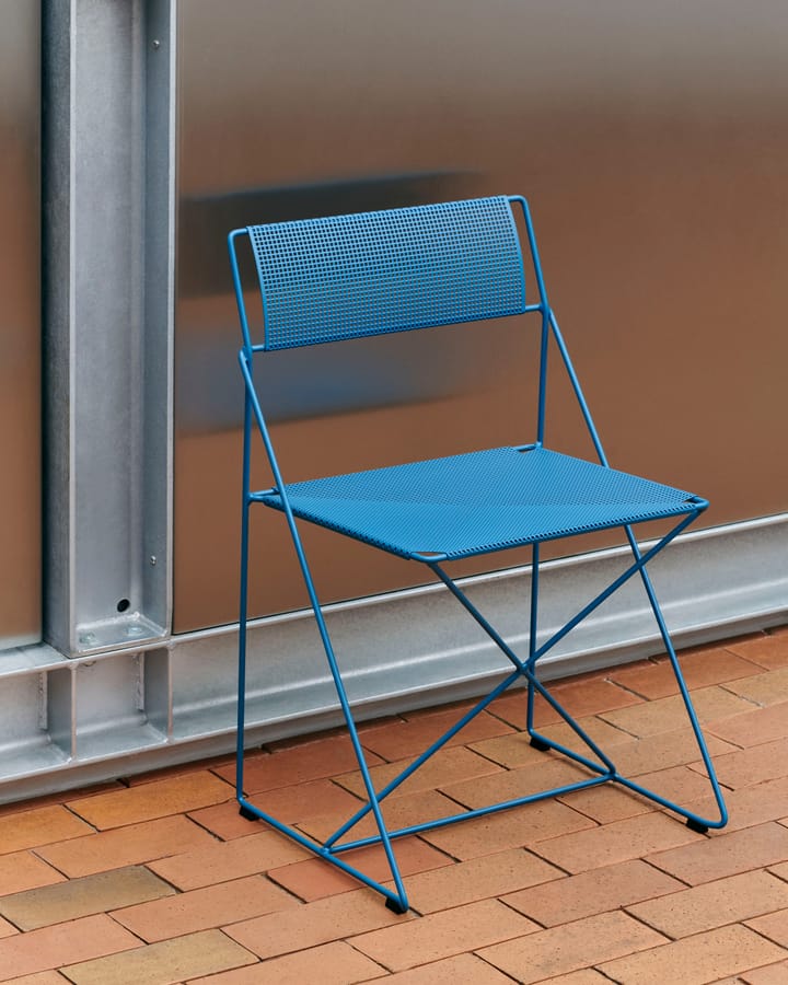 Chaise X-Line Indoor, Powder blue HAY
